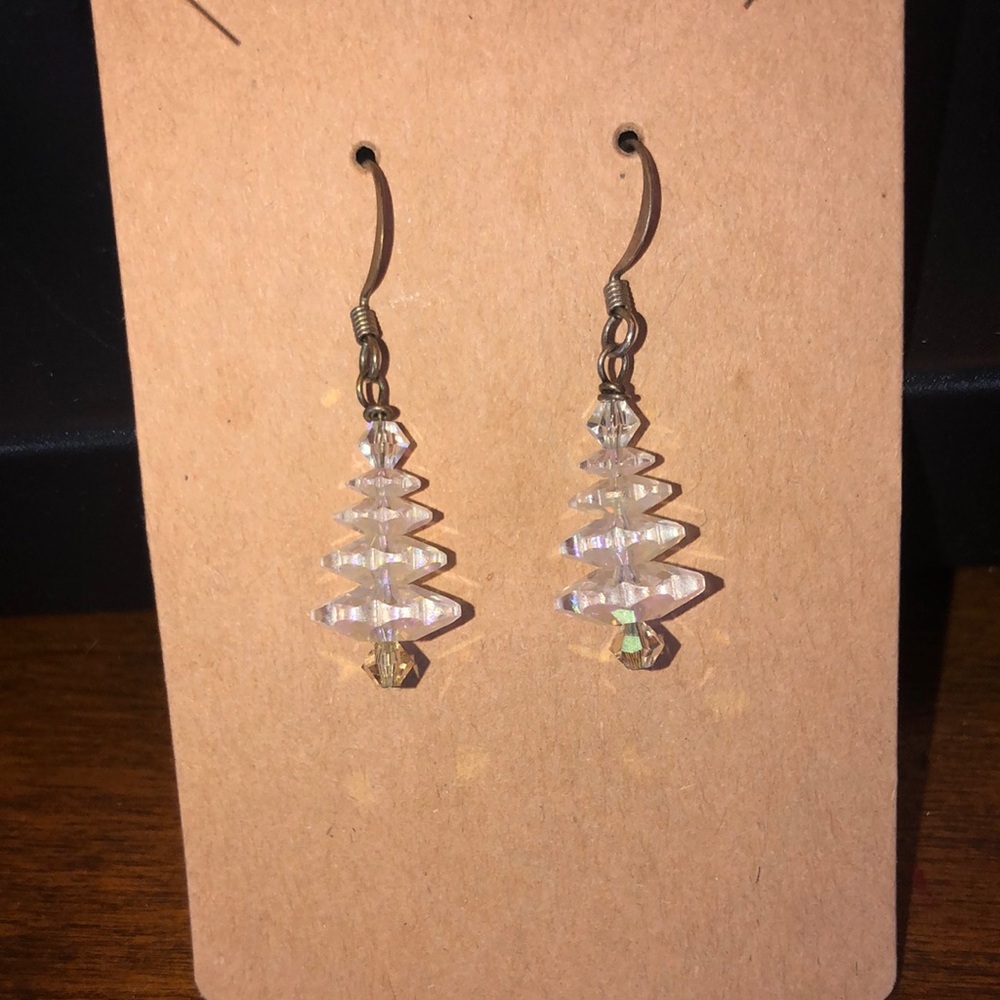 5️⃣ FOR $3️⃣! CHRISTMAS TREE DROP EARRINGS